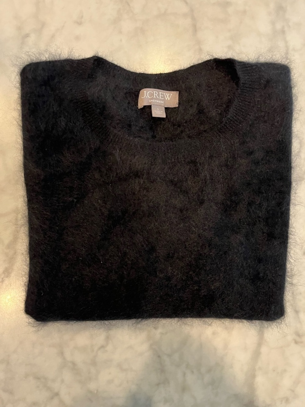 J. Crew Brushed Cashmere Tee